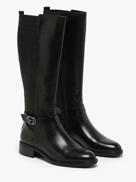 Bottes En Cuir Tamaris Noir accessoires 43 vue secondaire 2
