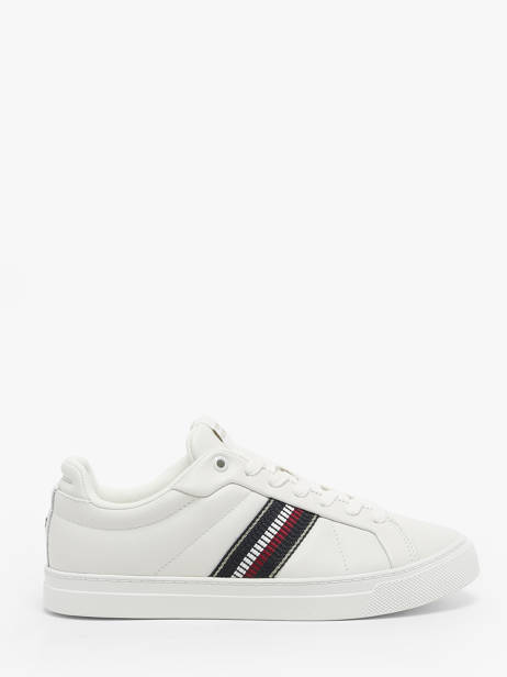 Sneakers En Cuir Tommy hilfiger Blanc accessoires 8110YBL
