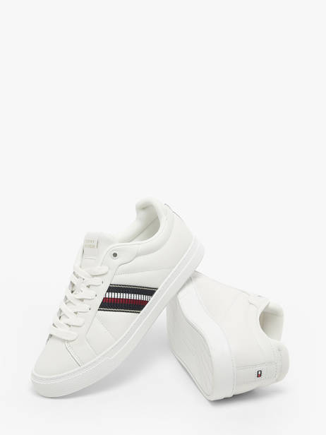 Sneakers En Cuir Tommy hilfiger Blanc accessoires 8110YBL vue secondaire 3