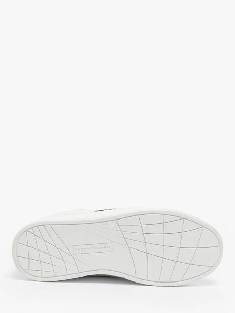 Sneakers En Cuir Tommy hilfiger Blanc accessoires 8110YBL vue secondaire 5
