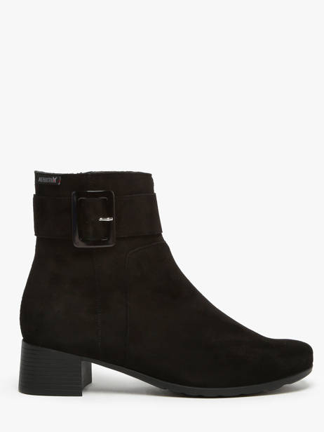 Bottines Gianina En Cuir Mephisto Noir accessoires P5143176
