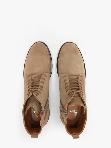 Bottines Zag En Cuir Aliwell Beige accessoires ZAG vue secondaire 4