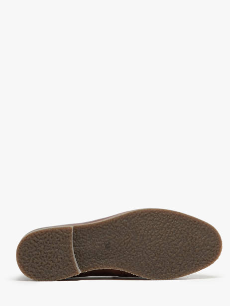Mocassins Pariz En Cuir Aliwell Marron accessoires PARIZ vue secondaire 5