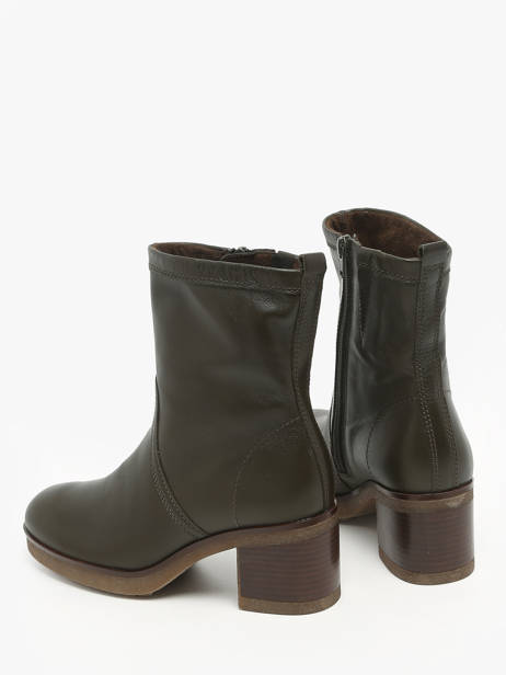 Bottines à Talon En Cuir Gabor Vert accessoires 53 vue secondaire 3