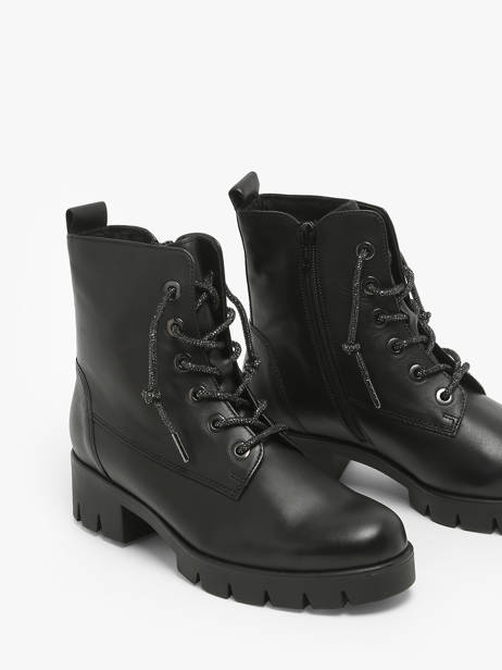 Bottines En Cuir Gabor Noir accessoires 37 vue secondaire 2
