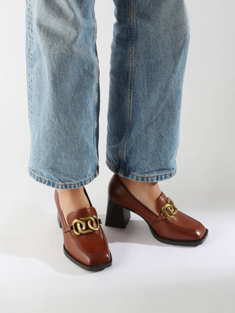 Mocassins En Cuir Tamaris Marron accessoires 43 vue secondaire 1