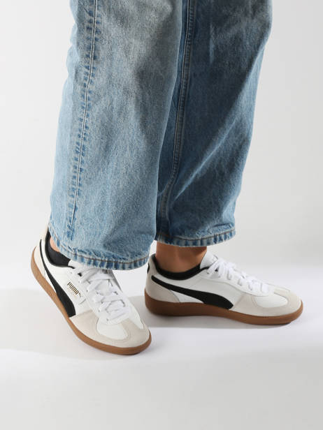 Sneakers Palermo En Cuir Puma Blanc accessoires 39646401 vue secondaire 1