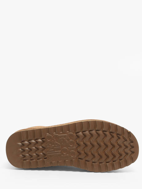 Bottines Eggy Platform Colors of california Marron accessoires Sabot with sock on platform sole vue secondaire 5