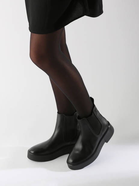 Chelsea Boots En Cuir Tommy hilfiger Beige accessoires 8095BDS vue secondaire 1