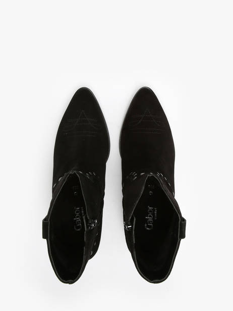 Santiags En Cuir Gabor Noir accessoires 47 vue secondaire 4