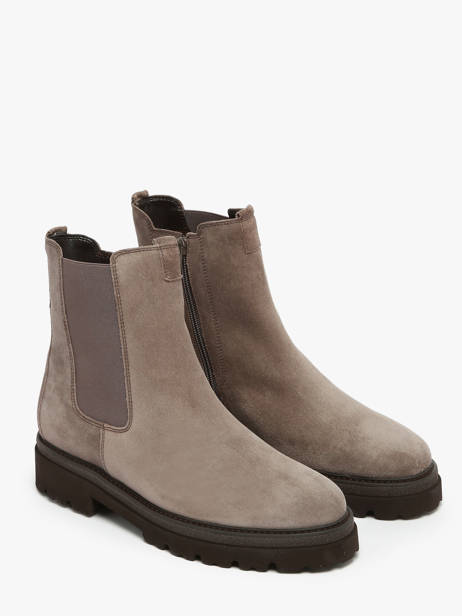 Chelsea Boots En Cuir Gabor Argent accessoires 10 vue secondaire 2