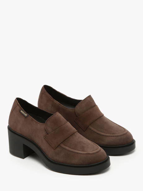 Mocassins à Talon Pamelia En Cuir Mephisto Marron accessoires P5146006 vue secondaire 2