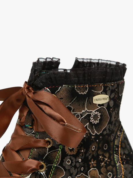 Bottines En Cuir Laura vita Multicolore accessoires 6260 vue secondaire 3