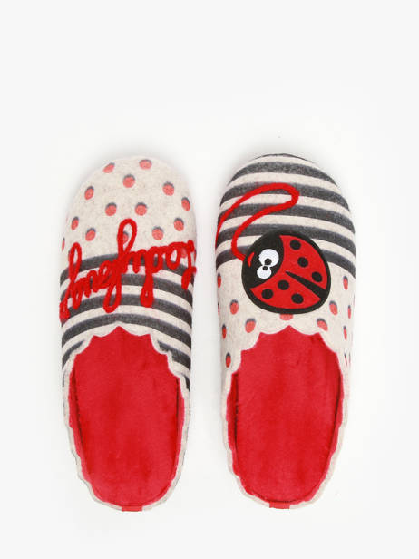 Chaussons La maison de l'espadrille Rouge accessoires 7