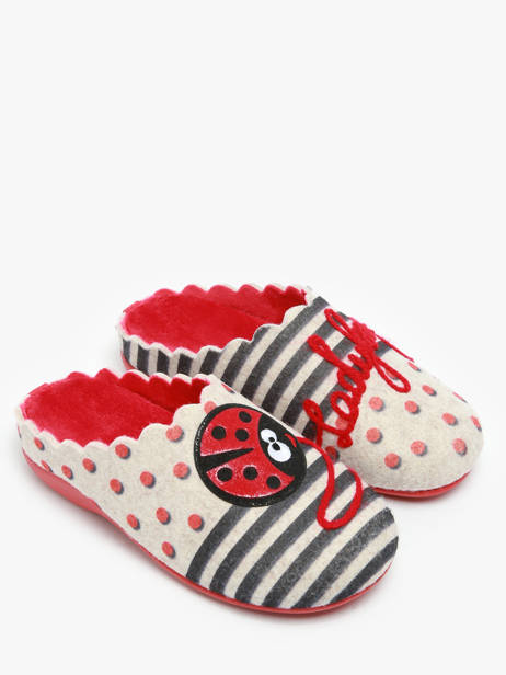 Chaussons La maison de l'espadrille Rouge accessoires 7 vue secondaire 1
