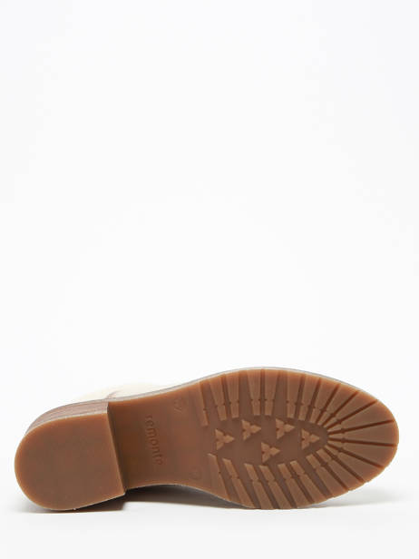 Bottines En Cuir Remonte Beige accessoires 80 vue secondaire 5