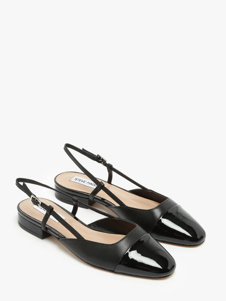 Escarpins Belinda En Cuir Steve madden Noir accessoires Belinda Ballerina BLACK LEATHER vue secondaire 2