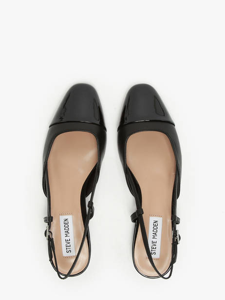 Escarpins Belinda En Cuir Steve madden Noir accessoires Belinda Ballerina BLACK LEATHER vue secondaire 4