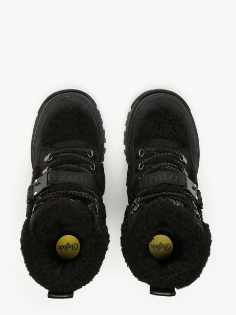 Sneakers Aspha Com Mid Warm Buffalo Noir accessoires 1622328 vue secondaire 4