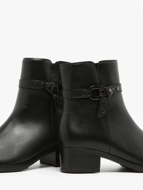 Boots En Cuir Gabor Noir accessoires 27 vue secondaire 3
