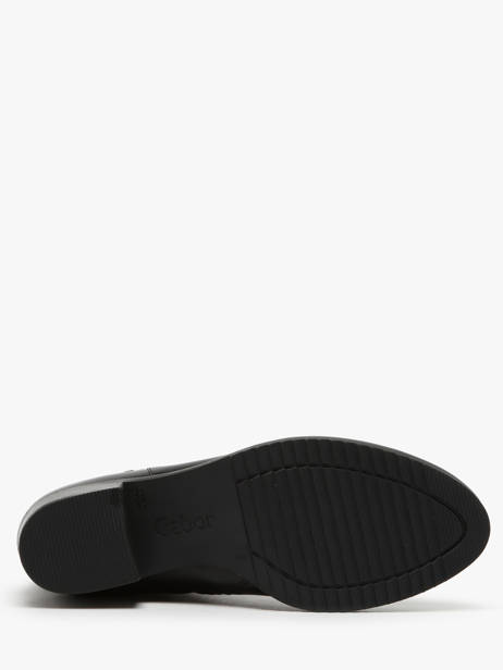 Boots En Cuir Gabor Noir accessoires 27 vue secondaire 5