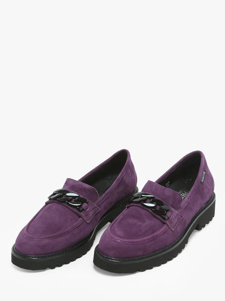Mocassins Salka En Cuir Mephisto Violet accessoires P5145806 vue secondaire 2