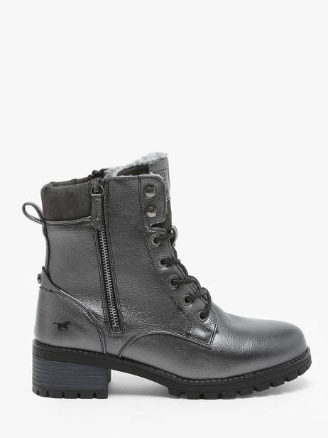 Bottines Mustang Gris accessoires 1435603