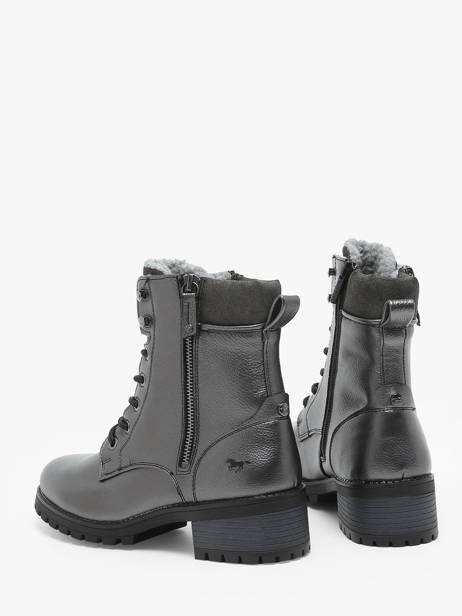 Bottines Mustang Gris accessoires 1435603 vue secondaire 3