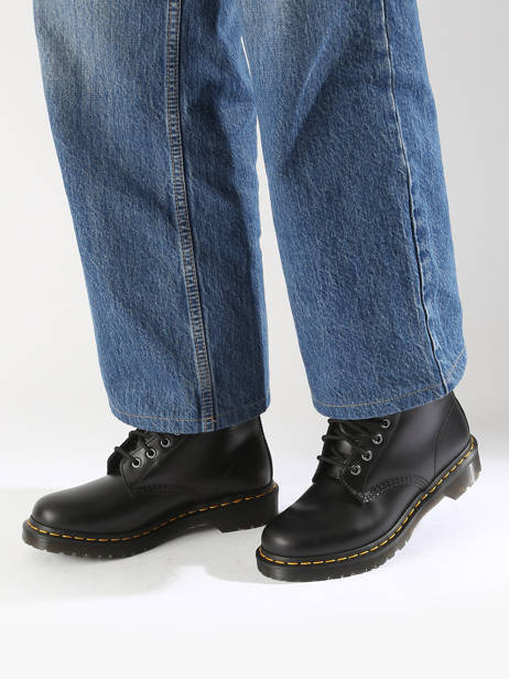 Bottines 1460 Serena En Cuir Dr martens Noir accessoires Boots 1460 Serena Doublées de Fourrure Synthétique vue secondaire 1