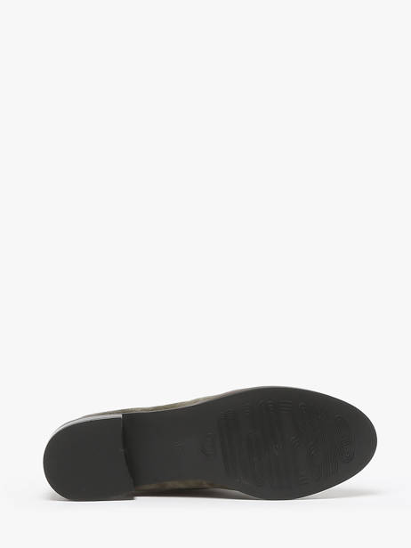 Mocassins Isco En Cuir Mam'zelle Vert accessoires CSIUV26 vue secondaire 5
