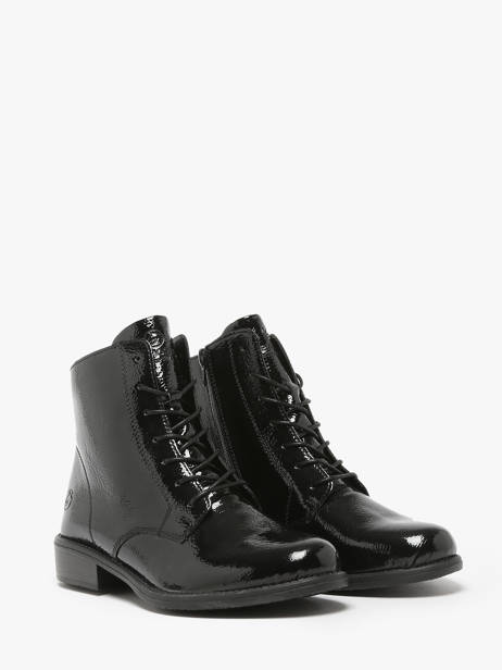 Bottines En Cuir Remonte Noir accessoires - D0F73-00 vue secondaire 2