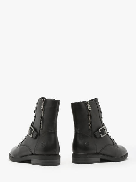 Bottines En Cuir Remonte Noir accessoires - D1U70-00 vue secondaire 3