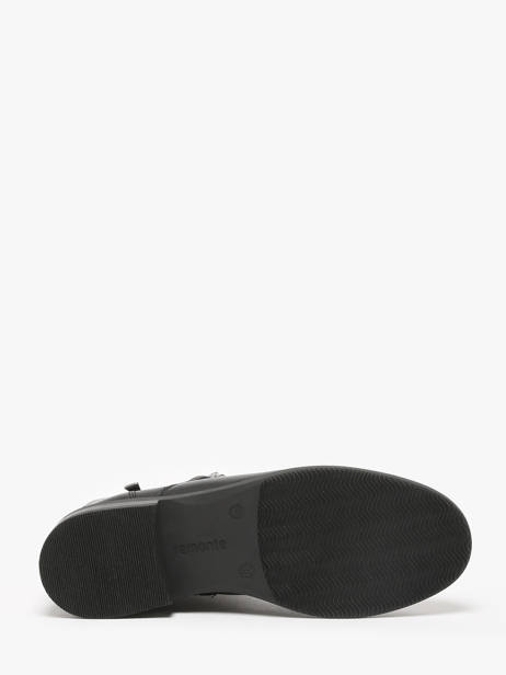 Bottines En Cuir Remonte Noir accessoires - D1U70-00 vue secondaire 5