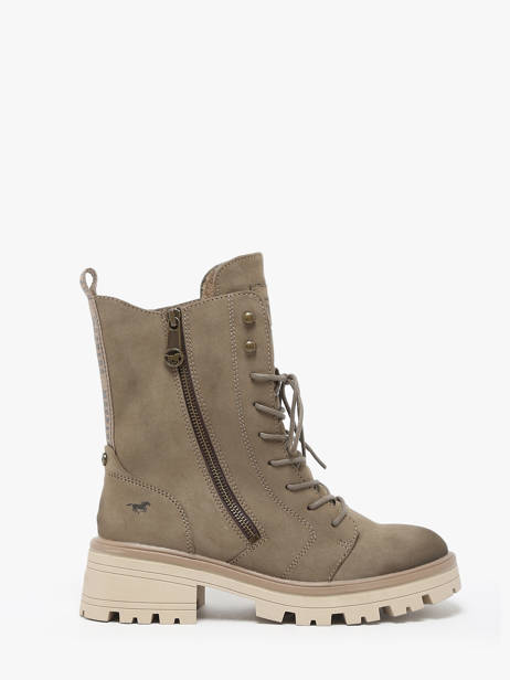 Bottines Mustang Beige accessoires 1469502