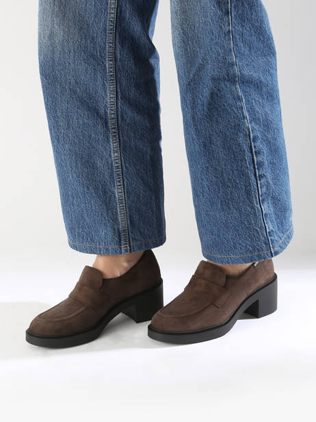 Mocassins à Talon Pamelia En Cuir Mephisto Marron accessoires P5146006 vue secondaire 1