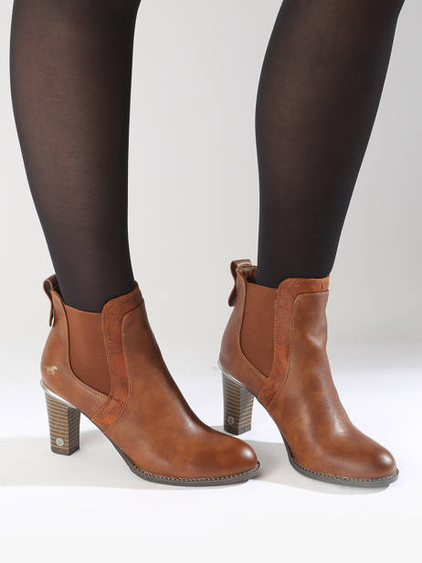Bottines à Talon Mustang Marron accessoires 1470503 vue secondaire 1