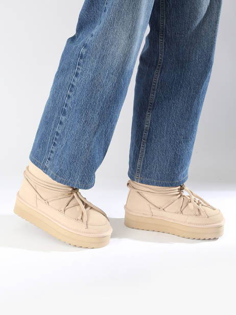Bottines Platform Mountain Colors of california Beige accessoires Platform boot mountain look vue secondaire 1