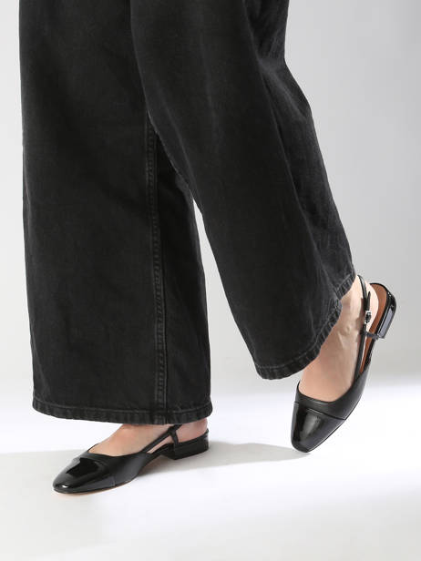 Escarpins Belinda En Cuir Steve madden Noir accessoires Belinda Ballerina BLACK LEATHER vue secondaire 1
