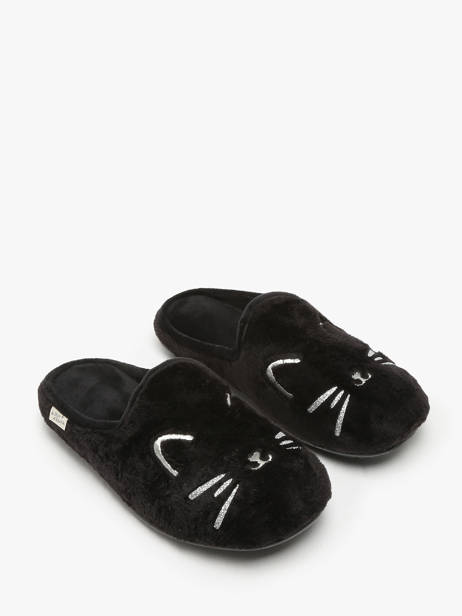 Chaussons La maison de l'espadrille Noir accessoires 7 vue secondaire 2