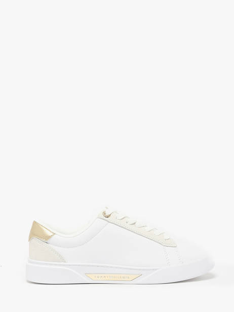 Sneakers En Cuir Tommy hilfiger Blanc accessoires 8382YBS
