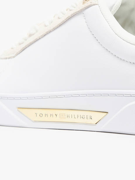 Sneakers En Cuir Tommy hilfiger Blanc accessoires 8382YBS vue secondaire 3