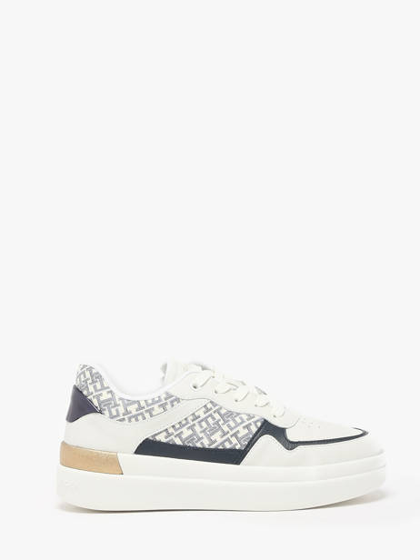 Sneakers En Cuir Tommy hilfiger Blanc accessoires 8381YBL