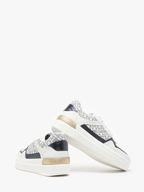 Sneakers En Cuir Tommy hilfiger Blanc accessoires 8381YBL vue secondaire 3