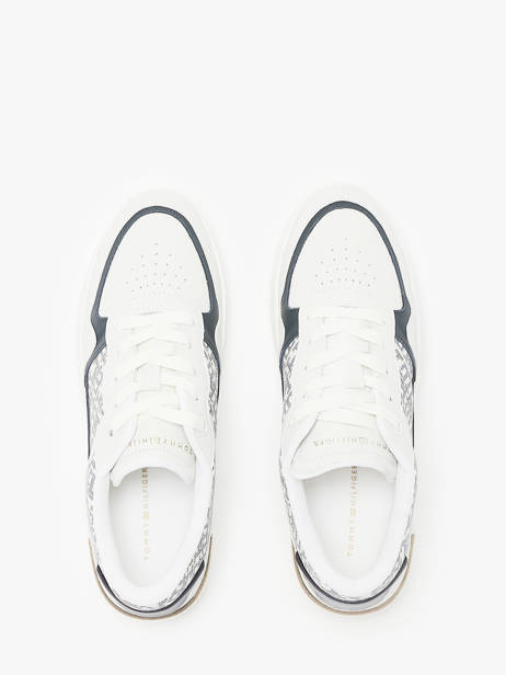 Sneakers En Cuir Tommy hilfiger Blanc accessoires 8381YBL vue secondaire 4