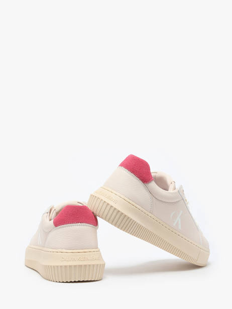 Sneakers En Cuir Calvin klein jeans Rose accessoires 16700JV vue secondaire 3
