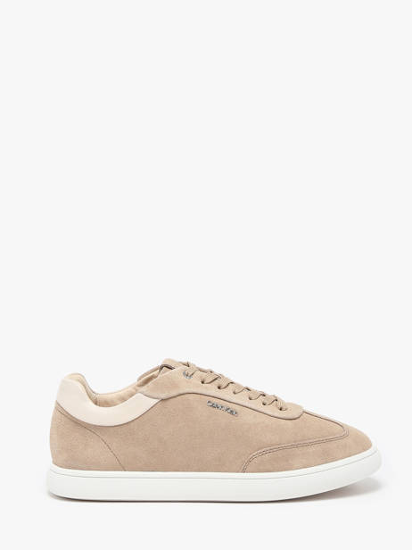 Sneakers En Cuir Calvin klein jeans Beige accessoires 24360HP