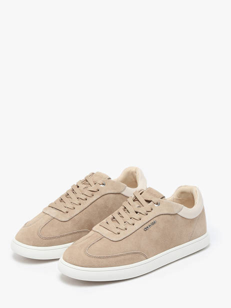 Sneakers En Cuir Calvin klein jeans Beige accessoires 24360HP vue secondaire 2