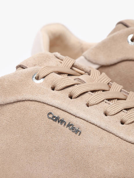 Sneakers En Cuir Calvin klein jeans Beige accessoires 24360HP vue secondaire 3