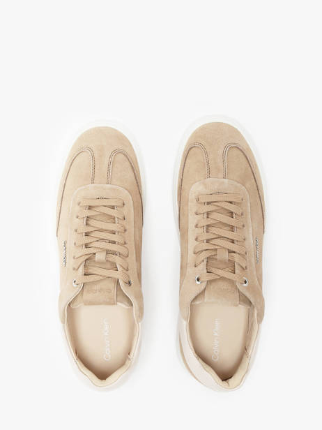 Sneakers En Cuir Calvin klein jeans Beige accessoires 24360HP vue secondaire 4