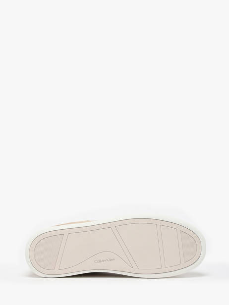 Sneakers En Cuir Calvin klein jeans Beige accessoires 24360HP vue secondaire 5